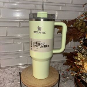 Stanley Quencher H2.0 Tumbler in light lime green